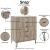 DUMBO 5-Drawer Tall MDF Dresser