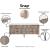 DUMBO 6-Drawer Low MDF Double Dresser