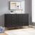 DUMBO 10-Drawer Tall MDF Double Dresser