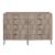 DUMBO 10-Drawer Tall MDF Double Dresser