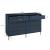 DUMBO 10-Drawer Tall MDF Double Dresser