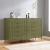 DUMBO 10-Drawer Tall MDF Double Dresser
