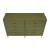 DUMBO 10-Drawer Tall MDF Double Dresser