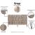 DUMBO 10-Drawer Tall MDF Double Dresser