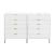 DUMBO 10-Drawer Tall MDF Double Dresser