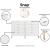 DUMBO 10-Drawer Tall MDF Double Dresser