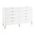 DUMBO 10-Drawer Tall MDF Double Dresser
