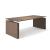 Motion Executive Melamine Height Adjustable Desk w/ Grommet & Box For Power Socket