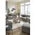 Dramatic Fabric Living Room Set
