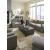 Dramatic Fabric Living Room Set