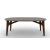 Abrey W78.7-inch Ceramic/Wood Customizable Oval Dining Table