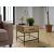Drift Wood/Metal Rectangular Side Table
