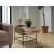 Drift Wood/Metal Rectangular Side Table