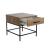 Drift Wood/Metal Rectangular Side Table