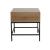 Drift Wood/Metal Rectangular Side Table