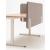 Ogi U Office Desk w/Managerial Cabinet