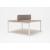 Ogi U Office Straight 2-Desk Bench