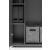 Standard Office Wardrobe w/File Storage, 2 Doors & Slide-Out Hanger