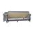 SM Breda Fabric Storage Sleeper Sofa with Wood Trim