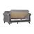 SM Breda Fabric Convertible Living Room Set with Wood Trim