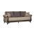 SM Breda Fabric Convertible Living Room Set with Wood Trim