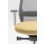 Evo Fabric Swivel Adjustable Office Chair w/Mesh Backrest