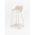 Baltic Basic Polypropylene Office High Stool w/Cantilever Metal Base