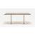 Quando Rectangular Conference Table w/Metal Disc Base