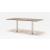 Quando Rectangular Conference Table w/Metal Disc Base