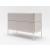 Stilt Fabric Office 2 Seater Highback Sofa w/Metal Legs
