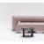 Roll Oval MDF Coffee Table w/ Metal Base