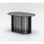 Roll Oval MDF Coffee Table w/ Metal Base