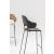 Afi Plywood/Metal Stackable Office High Stool w/Wing Backrest