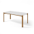 Gales 71-inch Dining Doom Set w/Solid Wood Legs