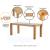 Rockaway 70.86-inch Solid Wood Dining Table 
