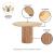 Hathaway 47.24-inch Solid Wood Round Dining Room Set w/Jardin Chairs