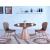 Kira Round Wood Veneer Dining Table