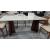 6344 Rectangular Carrara Luxury Marble Dining Table with Architectural Legs