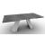 Apian W78.7-inch Ceramic/Metal Customizable Extendable Rectangular Dining Table
