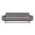 Dublexo Deluxe Fabric Sofa Bed w/Arms & Dark Wood Styletto Legs