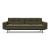 Dublexo Deluxe Fabric Sofa Bed w/Arms & Dark Wood Styletto Legs