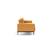 Dublexo Deluxe Fabric Sofa Bed w/Arms & Dark Wood Styletto Legs