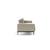 Dublexo Deluxe Fabric Sofa Bed w/Arms & Dark Wood Styletto Legs