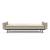 Dublexo Deluxe Fabric Sofa Bed w/Arms & Dark Wood Styletto Legs