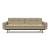 Dublexo Deluxe Fabric Sofa Bed w/Arms & Dark Wood Styletto Legs