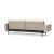 Dublexo Deluxe Fabric Sofa Bed w/Arms & Dark Wood Styletto Legs
