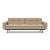 Dublexo Deluxe Fabric Sofa Bed w/Arms & Dark Wood Styletto Legs