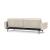 Dublexo Deluxe Fabric Sofa Bed w/Arms & Dark Wood Styletto Legs