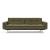 Dublexo Deluxe Fabric Sofa Bed w/Arms & Stainless Steel Legs
