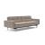 Dublexo Deluxe Fabric Sofa Bed w/Arms & Stainless Steel Legs